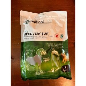 Suitical Dog Recovery Suit in Size Small (S).